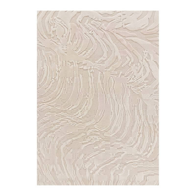 Lilly Sculpted Beige Rug