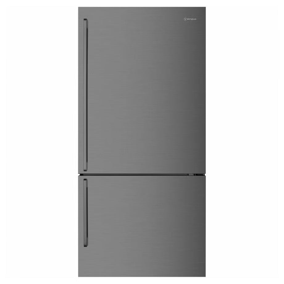 Westinghouse 496L Bottom Mount Fridge Right Hinge - Dark Stainless Steel