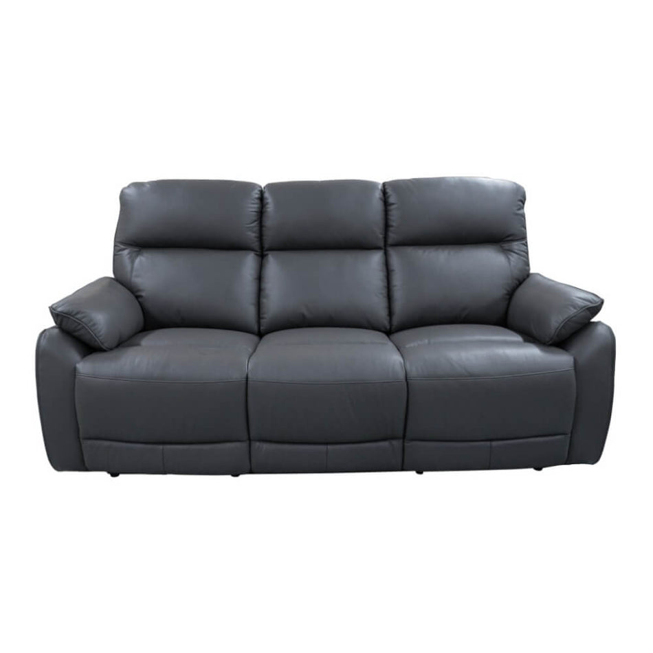 Auburn Leather Lounge Suite