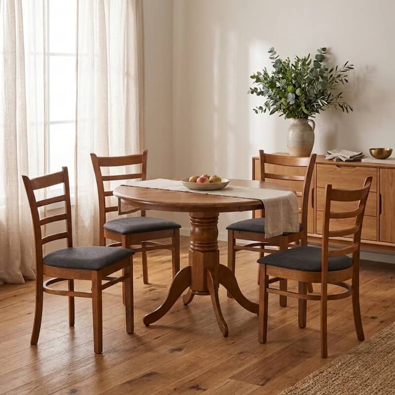 Haisley 5pce Round Dining Suite