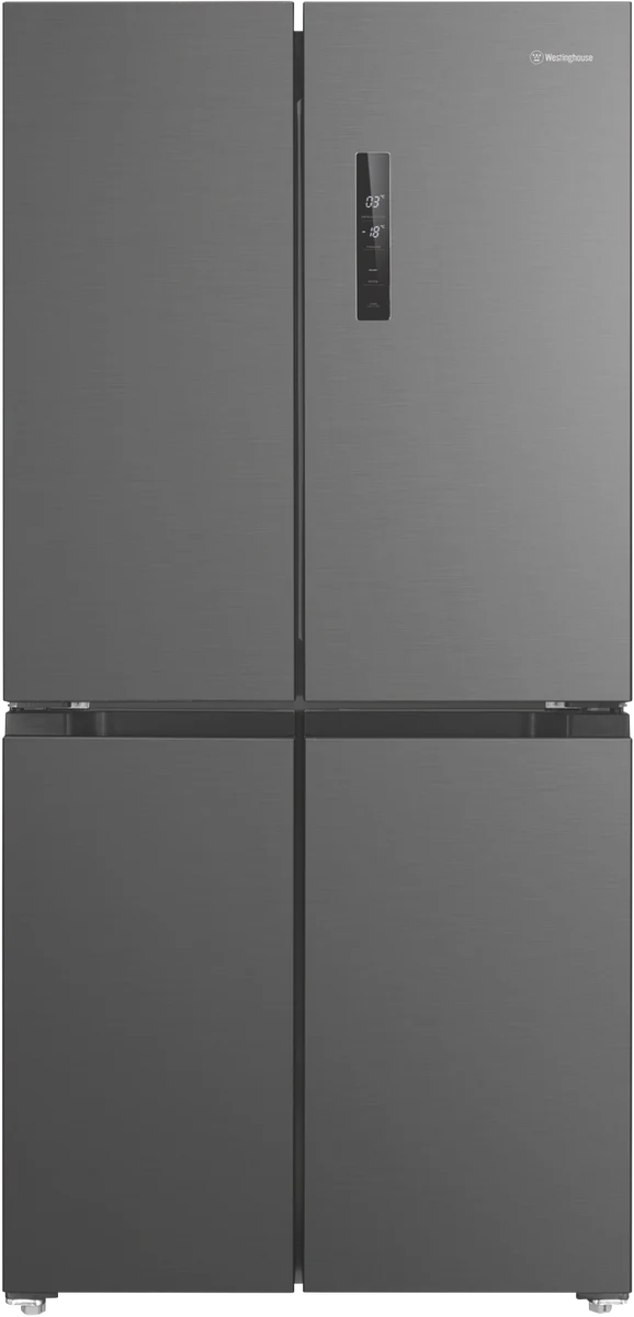 Westinghouse 496L French Quad Door Fridge - Matte Charcoal Black