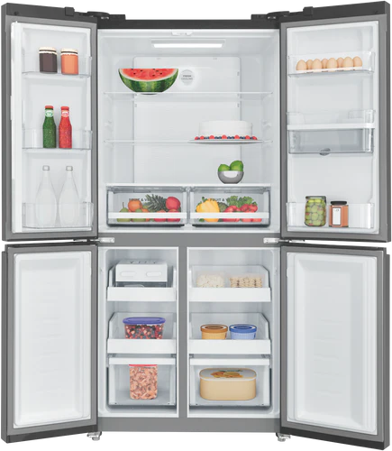 Westinghouse 492L French Door Fridge with In-Door Water Dispenser - Matte Charcoal Black