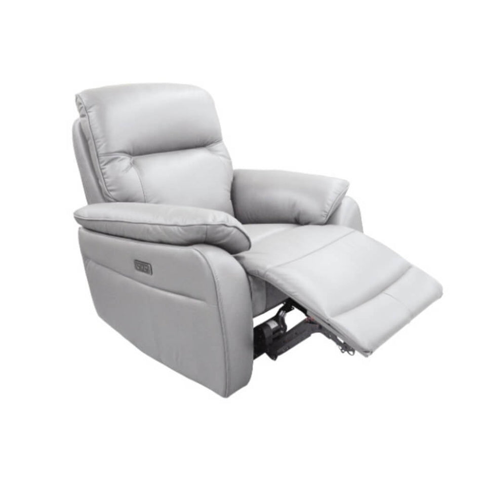 Auburn Leather Electric Recliner