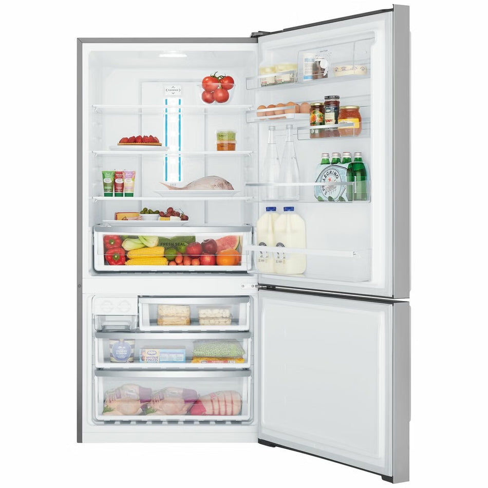 Westinghouse 496L Bottom Mount Fridge Right Hinge - Stainless Steel