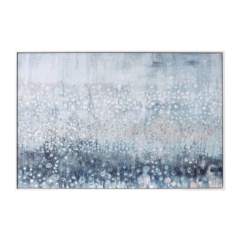 Framed Canvas Calming Rain