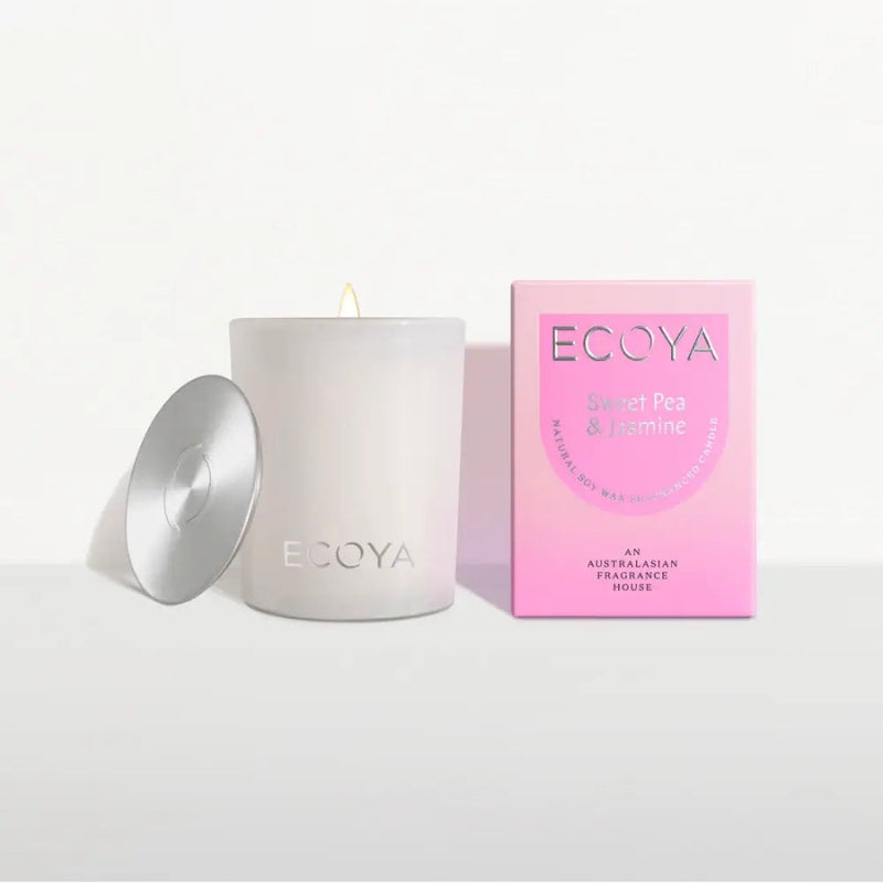 Ecoya Mini Madison Candle (80G) Sweet Pea & Jasmine