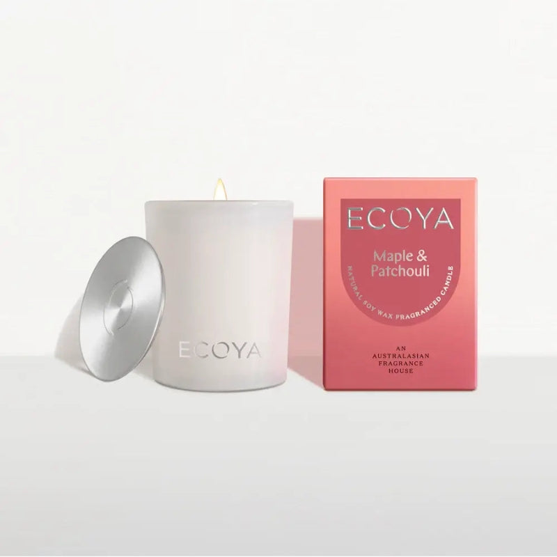 Ecoya Mini Madison Candle (80G) Maple & Patchouli