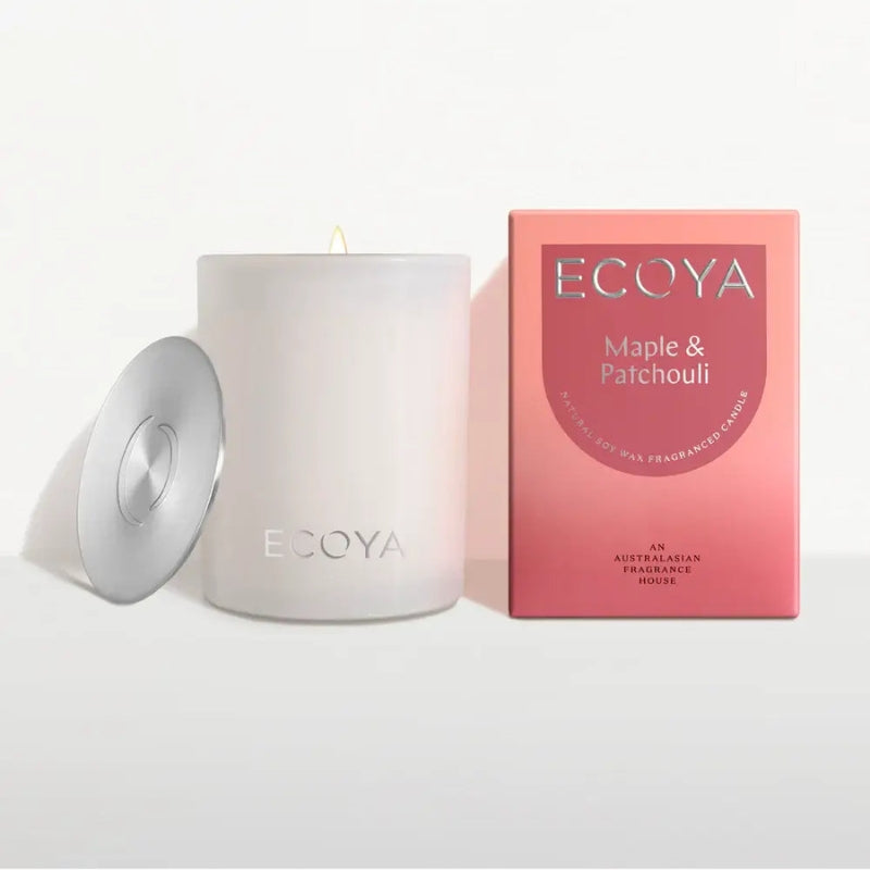 Ecoya Madison Candle (400G) Maple & Patchouli