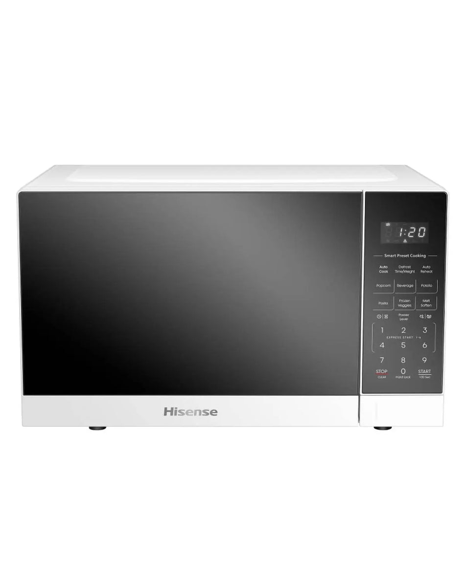 Hisense 25L 900W Countertop Microwave Pearl White