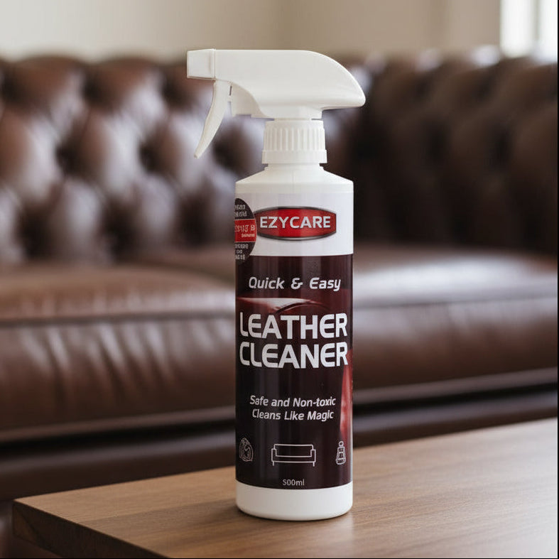 Leather cleaner spray on, 5 minute cleaner