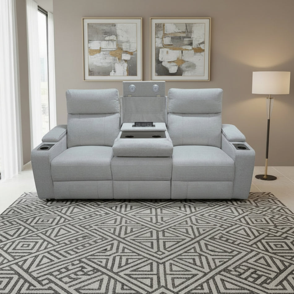 Electric 3 seater lounge sofa
