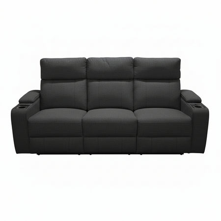 Marlon front angle electric lounge, with cup holders