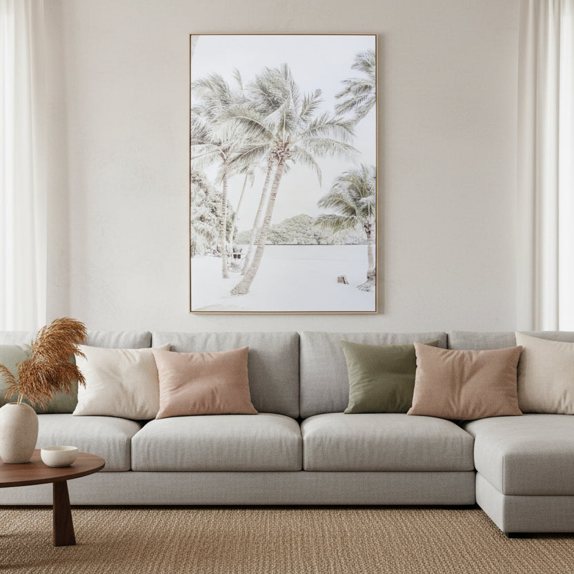 Framed Canvas Palms
