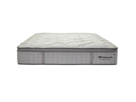 Mattress with a brand logo on a white background