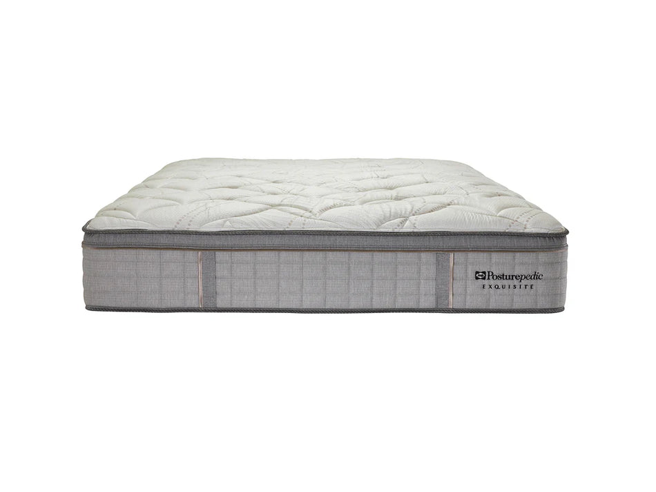 Mattress with a brand logo on a white background
