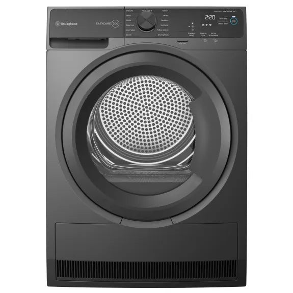 Westinghouse 8kg Heat Pump Condenser Dryer - Grey (EasyCare 700)