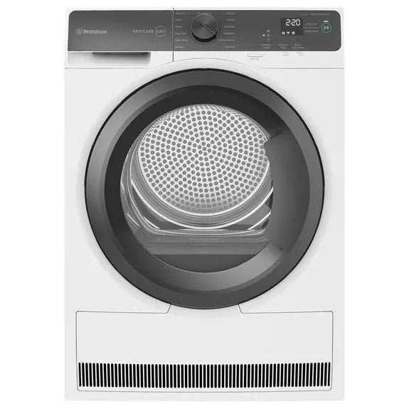 Westinghouse 8kg Heat Pump Condenser Dryer - White (EasyCare 500)