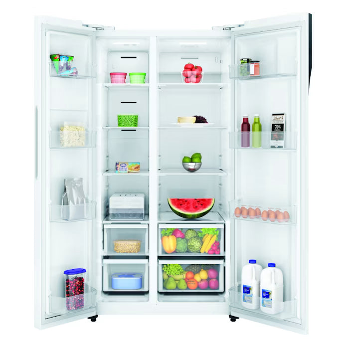 Westinghouse 624L Side-by-Side Fridge Freezer - White