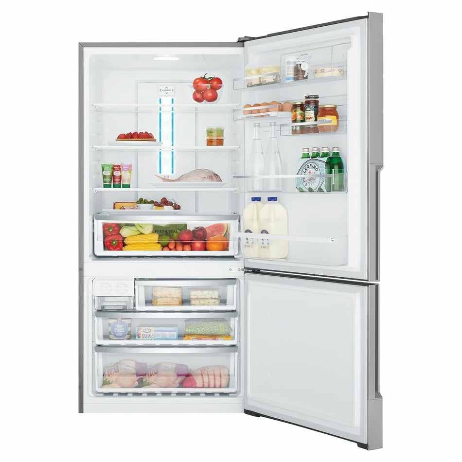 Westinghouse 496L Bottom Mount Fridge Right Hinge - Stainless Steel