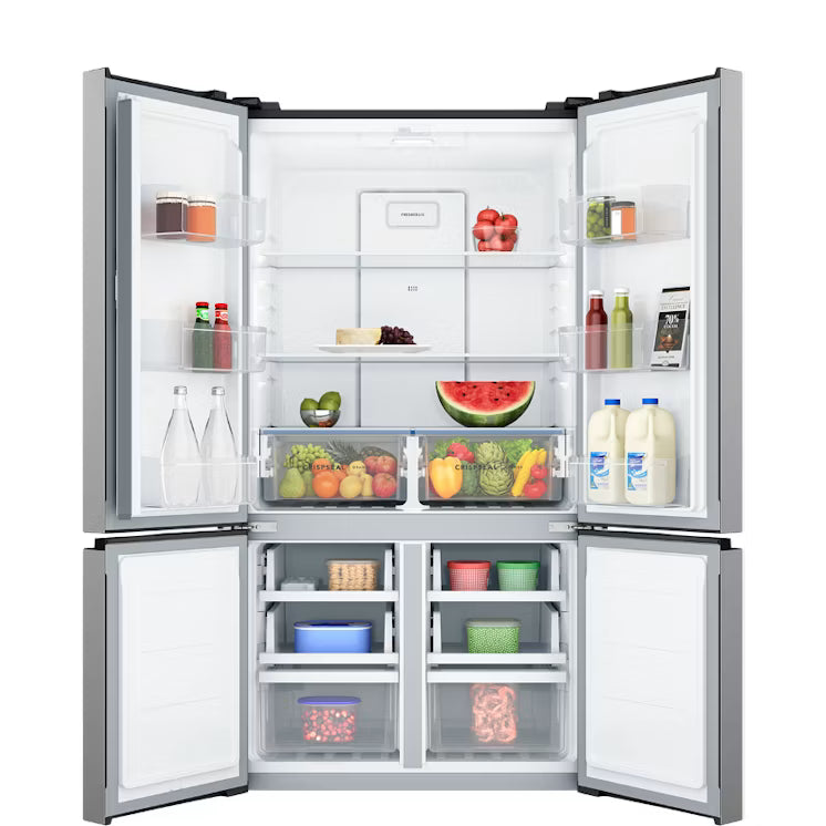 Westinghouse 541L Quad Door Fridge - Stainless Steel