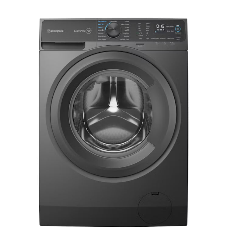 Westinghouse 10kg Front Load Washing Machine - Grey (EasyCare 700)