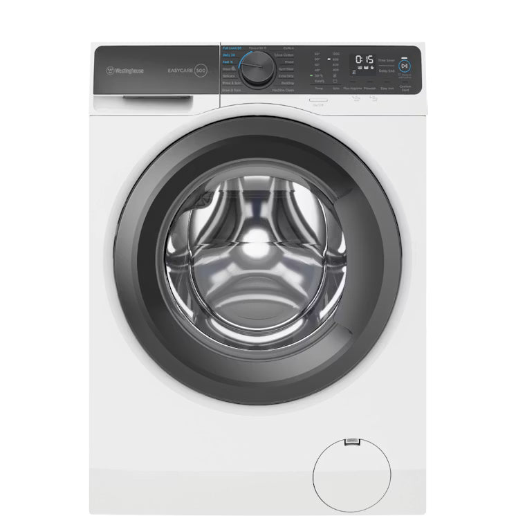 Westinghouse 9kg + 5kg Front Load Washing Machine & Dryer Combo - White (EasyCare 500)