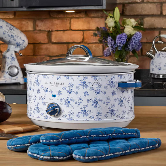 Laura Ashley 6.5L Slow Cooker - China Rose
