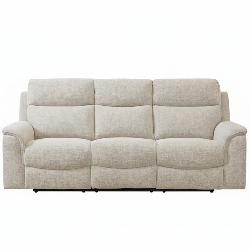 Beige sofa on a white background