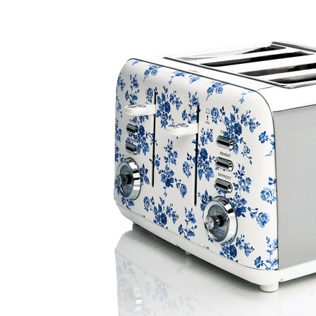 Laura Ashley China Rose 4 Slice Toaster LAT4CR – product detail 6