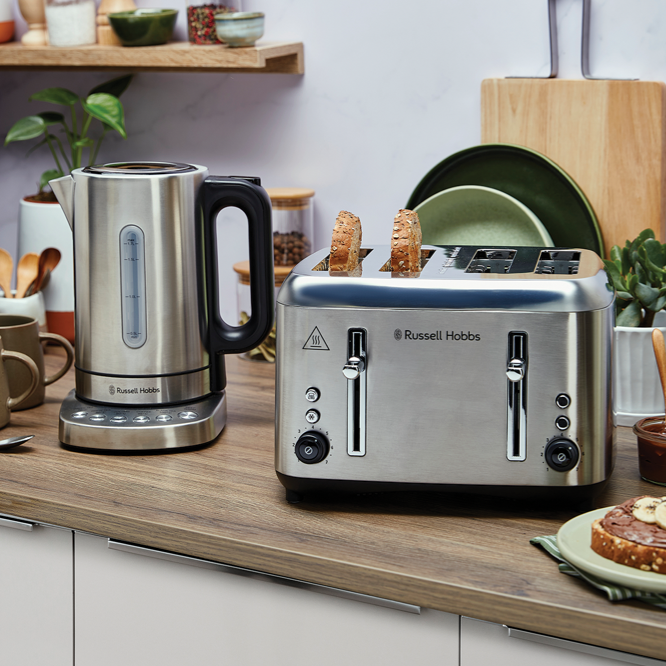Russell Hobbs Addison Brushed Stainless Steel RHT514BRU - product view 2