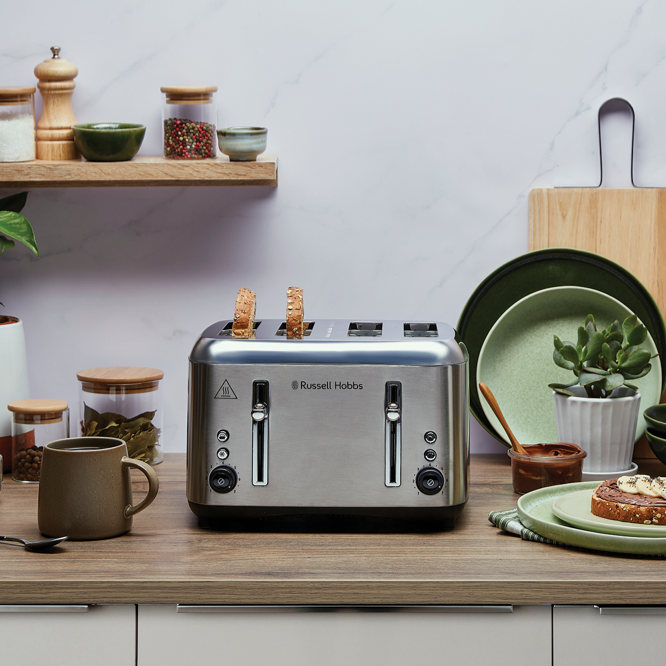 Russell Hobbs Addison Brushed Stainless Steel RHT514BRU - product view 3