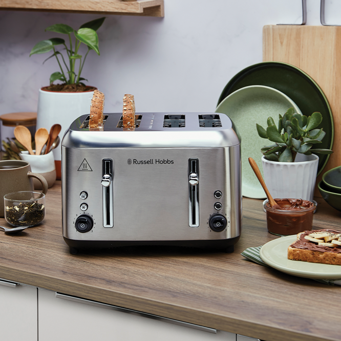 Russell Hobbs Addison Brushed Stainless Steel RHT514BRU - product view 4