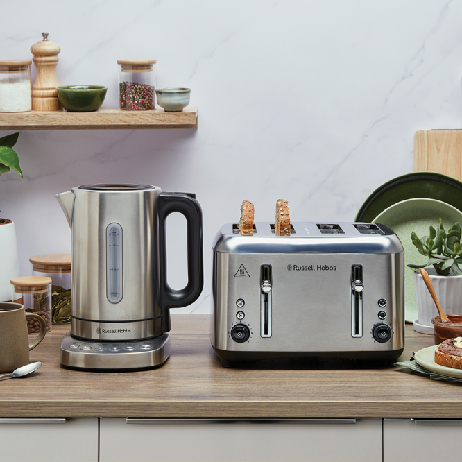 Russell Hobbs Addison Brushed Stainless Steel RHT514BRU - product view 5