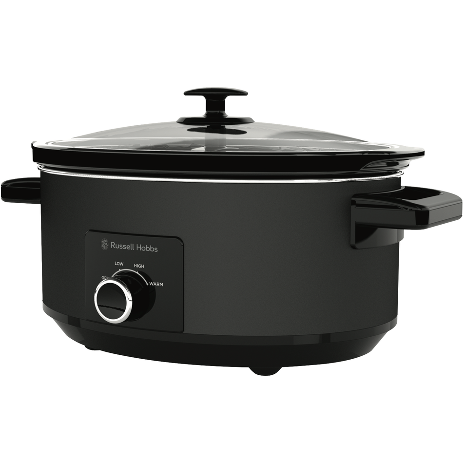 Russell Hobbs 7L slow cooker RHSC7 matte black — square hero photo