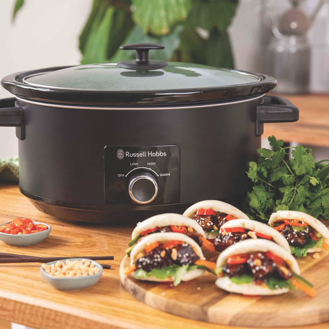 Russell Hobbs 7L slow cooker — square lifestyle photo