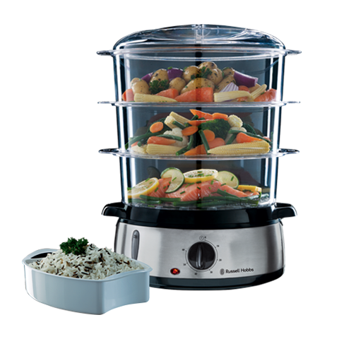 Russell Hobbs Cook@Home 9L Food Steamer RHSTM3 — square hero photo