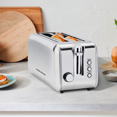 Morphy Richards Equip 4-Slice Long Slot Toaster – Stainless Steel