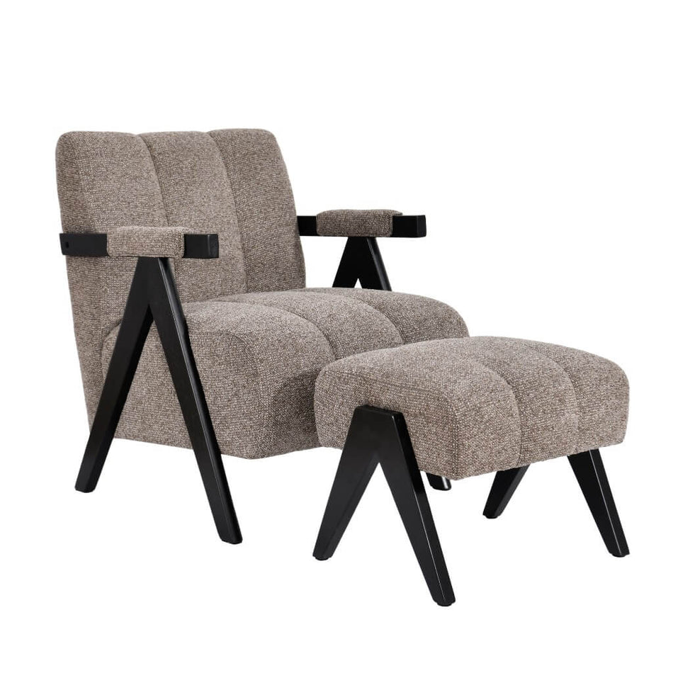 Betty Accent Chair and Stool