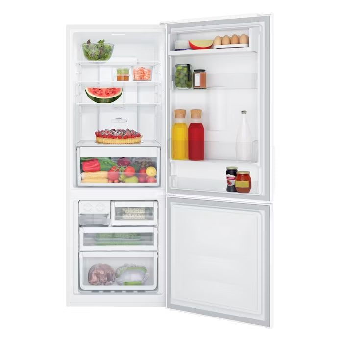 Westinghouse 308L Bottom Mount Fridge - White
