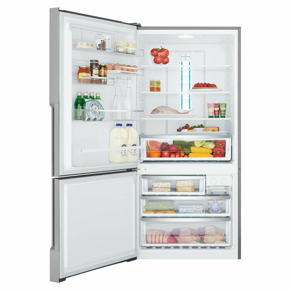 Westinghouse 496L Bottom Mount Fridge Left Hinge - Stainless Steel