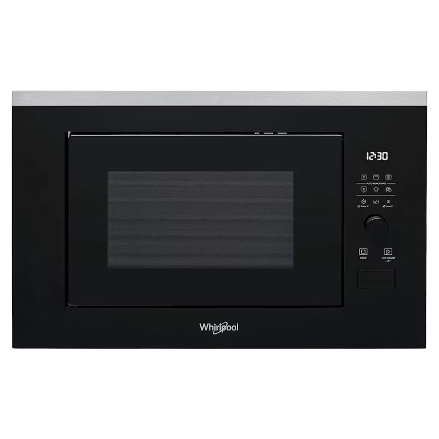 Whirlpool 25L Built-In Microwave - Black